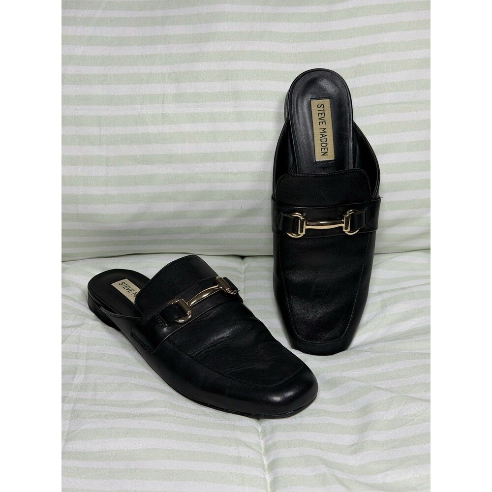 Steve Madden Mules Size 7.5 Black